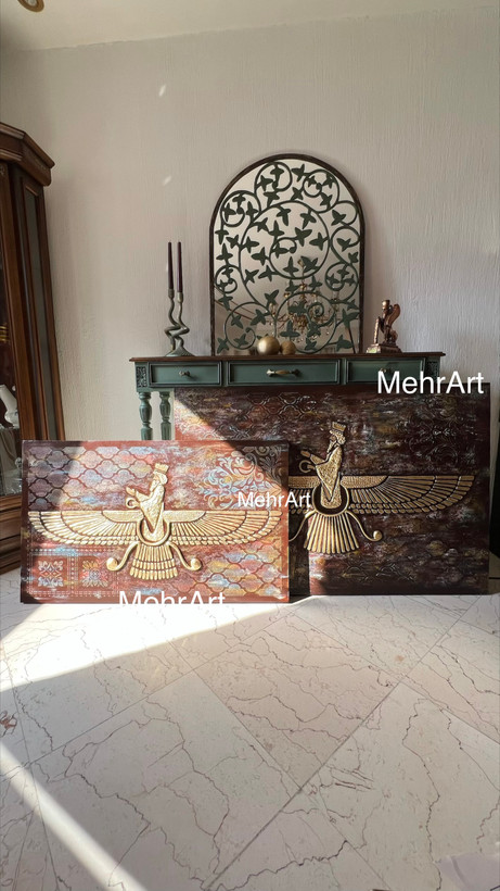 تابلو برجسته فروهر - مهرآرت گالری